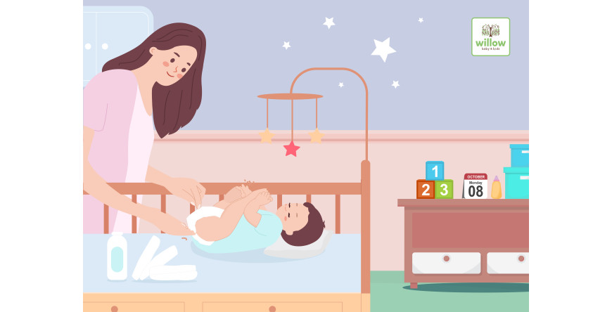 Mengganti Popok Bayi yang Tidur, Apakah Perlu Dibangunkan?